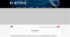 Desktop Screenshot of boehl-einwickeln.de